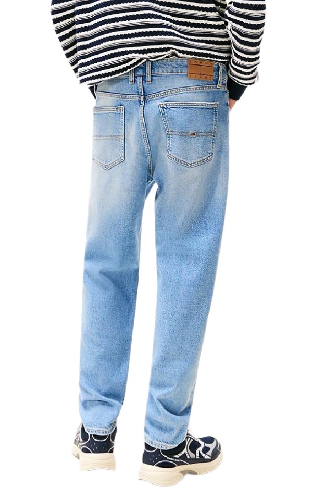 TOMMY JEANS ISAAC RLXD TPRD BI0112 ΠΑΝΤΕΛΟΝΙ ΑΝΔΡΙΚΟ DENIM LIGHT