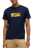 TOMMY JEANS REG SIGNATURE T-SHIRT ΜΠΛΟΥΖΑ ΑΝΔΡΙΚΗ NAVY