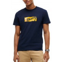 TOMMY JEANS REG SIGNATURE T-SHIRT ΜΠΛΟΥΖΑ ΑΝΔΡΙΚΗ NAVY