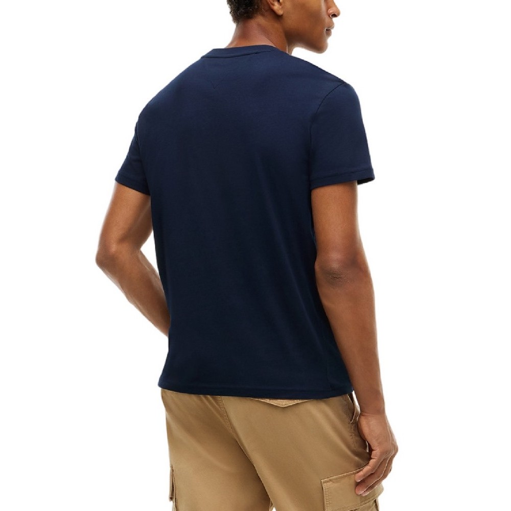 TOMMY JEANS REG SIGNATURE T-SHIRT ΜΠΛΟΥΖΑ ΑΝΔΡΙΚΗ NAVY