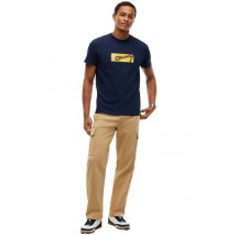 TOMMY JEANS REG SIGNATURE T-SHIRT ΜΠΛΟΥΖΑ ΑΝΔΡΙΚΗ NAVY