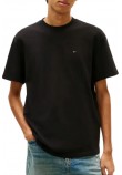 TOMMY JEANS RLX SFLAG T-SHIRT ΜΠΛΟΥΖΑ ΑΝΔΡΙΚΗ BLACK