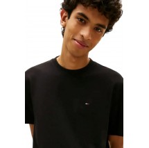 TOMMY JEANS RLX SFLAG T-SHIRT ΜΠΛΟΥΖΑ ΑΝΔΡΙΚΗ BLACK