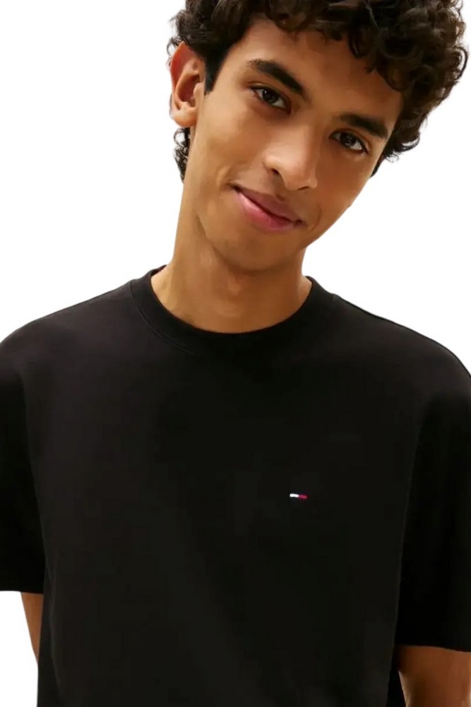 TOMMY JEANS RLX SFLAG T-SHIRT ΜΠΛΟΥΖΑ ΑΝΔΡΙΚΗ BLACK