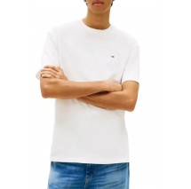 TOMMY JEANS RLX SFLAG T-SHIRT ΜΠΛΟΥΖΑ ΑΝΔΡΙΚΗ ECRU