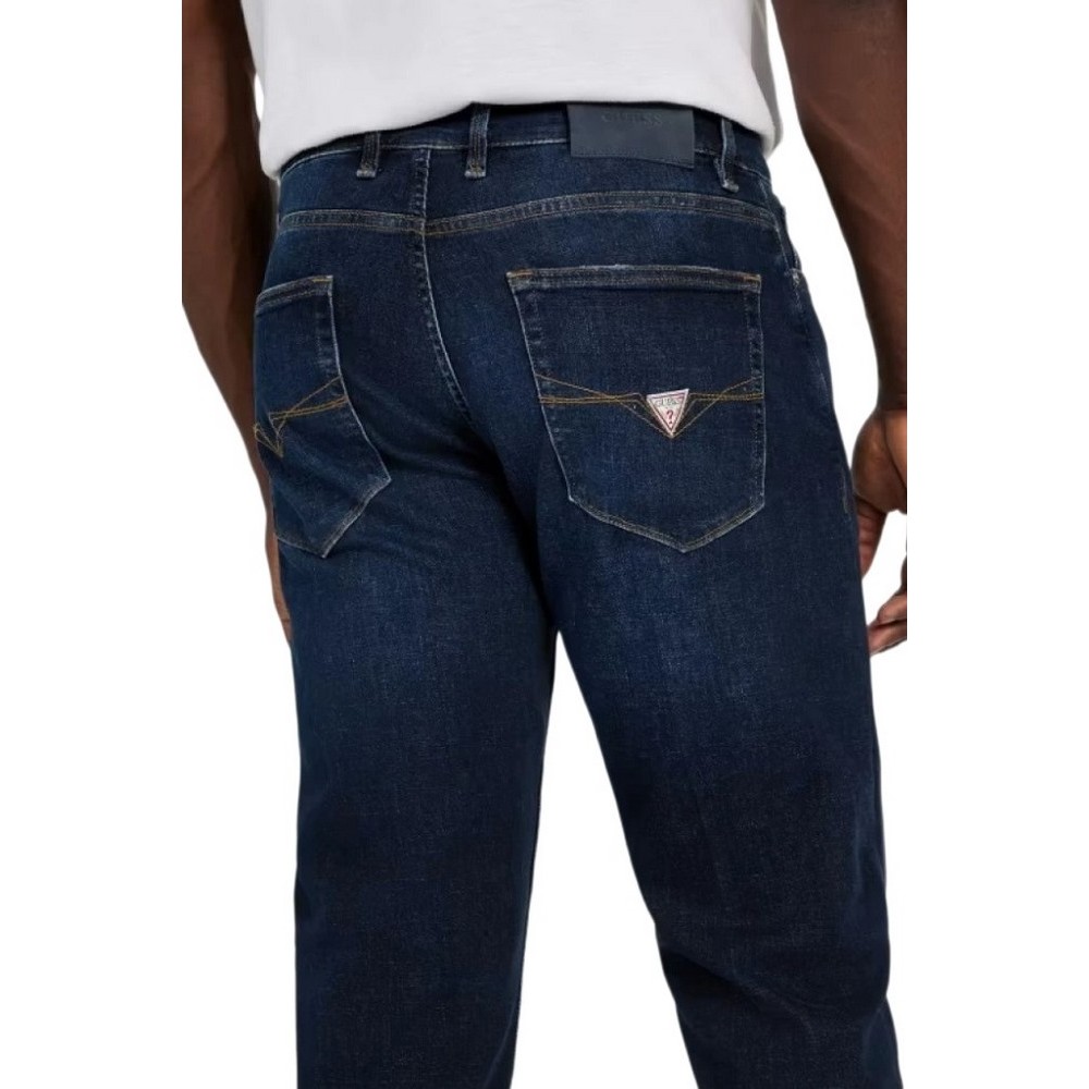 GUESS ANGELS M5YAN2D5QA1 ΠΑΝΤΕΛΟΝΙ ΑΝΔΡΙΚΟ BLUΕ DENIM