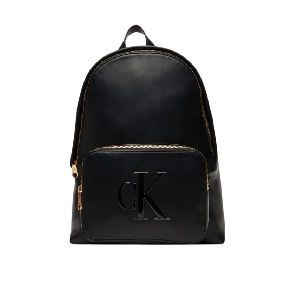 CALVIN KLEIN RAISED CK BACKPACK ΤΣΑΝΤΑ ΓΥΝΑΙΚΕΙΑ BLACK