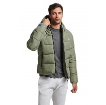 SUPERDRY HOODED SPORTS JACKET ΜΠΟΥΦΑΝ ΑΝΔΡΙΚΟ OLIVE