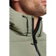 SUPERDRY HOODED SPORTS PUFFR JACKET ΜΠΟΥΦΑΝ ΑΝΔΡΙΚΟ OLIVE