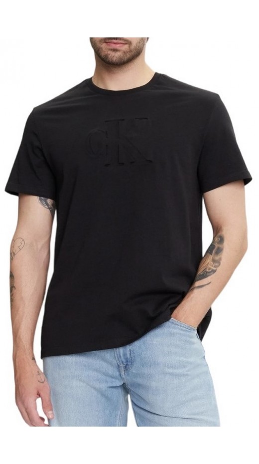 CALVIN KLEIN JEANS DBSS MN GR T-SHIRT ΜΠΛΟΥΖΑ ΑΝΔΡΙΚΗ BLACK