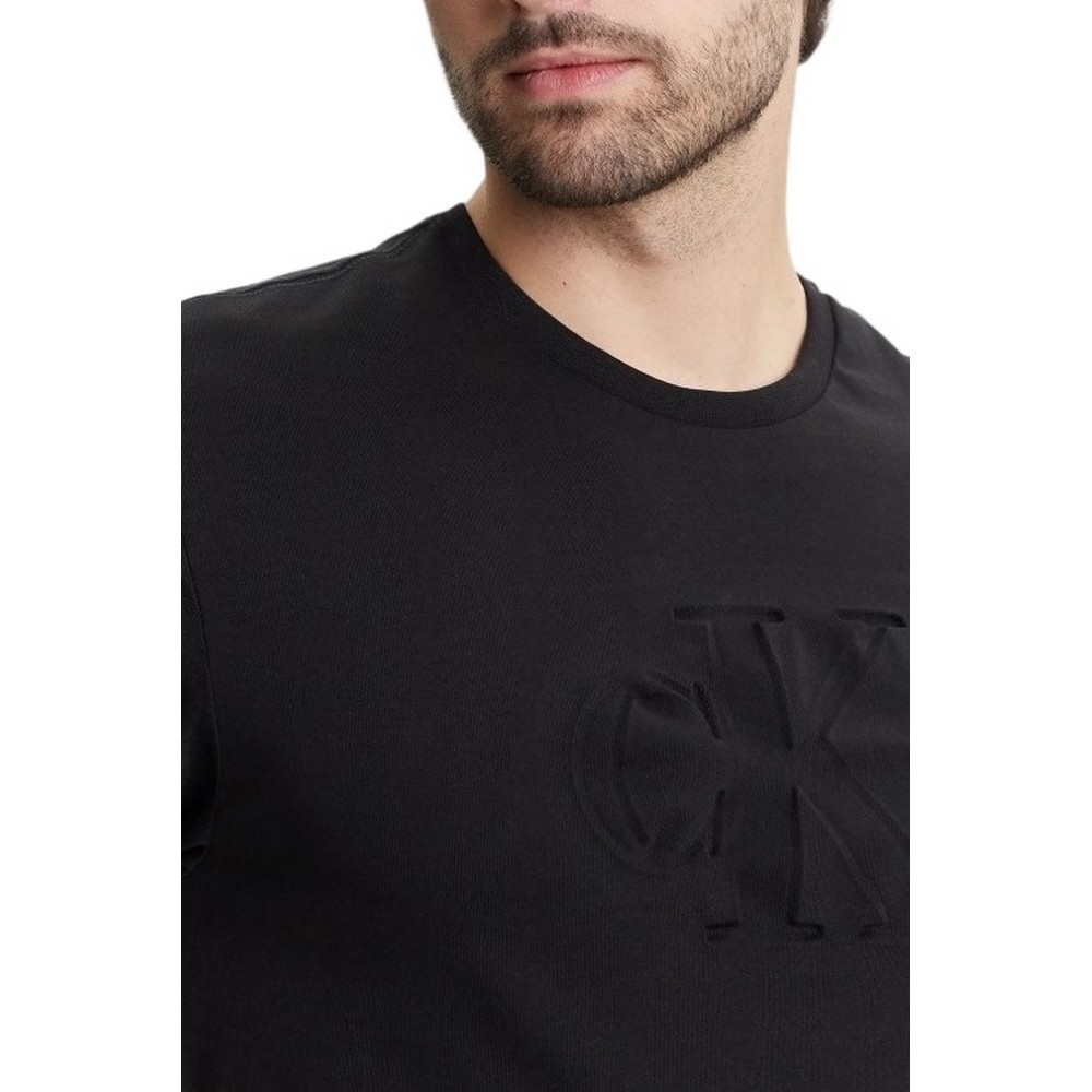 CALVIN KLEIN JEANS DBSS MN GR T-SHIRT ΜΠΛΟΥΖΑ ΑΝΔΡΙΚΗ BLACK