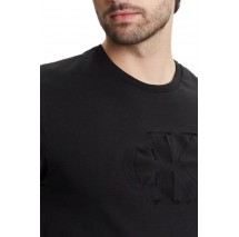 CALVIN KLEIN JEANS DBSS MN GR T-SHIRT ΜΠΛΟΥΖΑ ΑΝΔΡΙΚΗ BLACK