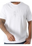 CALVIN KLEIN JEANS DBSS MN GR T-SHIRT ΜΠΛΟΥΖΑ ΑΝΔΡΙΚΗ BRIGHT WHITE