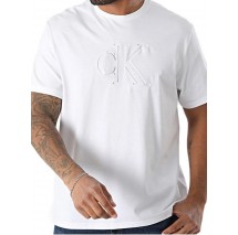 CALVIN KLEIN JEANS DBSS MN GR T-SHIRT ΜΠΛΟΥΖΑ ΑΝΔΡΙΚΗ BRIGHT WHITE