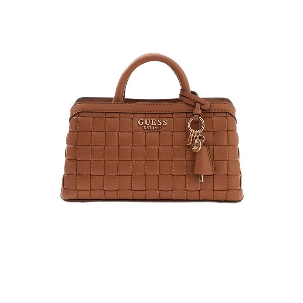 GUESS SANDY SML GIRLFRIEND SATCHEL ΤΣΑΝΤΑ ΓΥΝΑΙΚΕΙΑ CARAMEL
