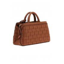 GUESS SANDY SML GIRLFRIEND SATCHEL ΤΣΑΝΤΑ ΓΥΝΑΙΚΕΙΑ CARAMEL