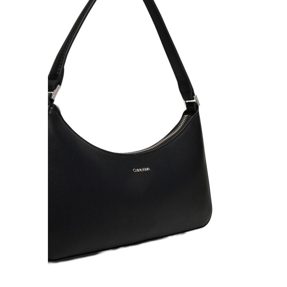 CALVIN KLEIN MUST SMALL SHOULDER BAG ΤΣΑΝΤΑ ΓΥΝΑΙΚΕΙΑ BLACK