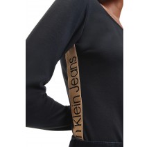 CALVIN KLEIN JEANS LOGO TAPE MILANO BODY ΚΟΡΜΑΚΙ ΓΥΝΑΙΚΕΙΟ BLACK