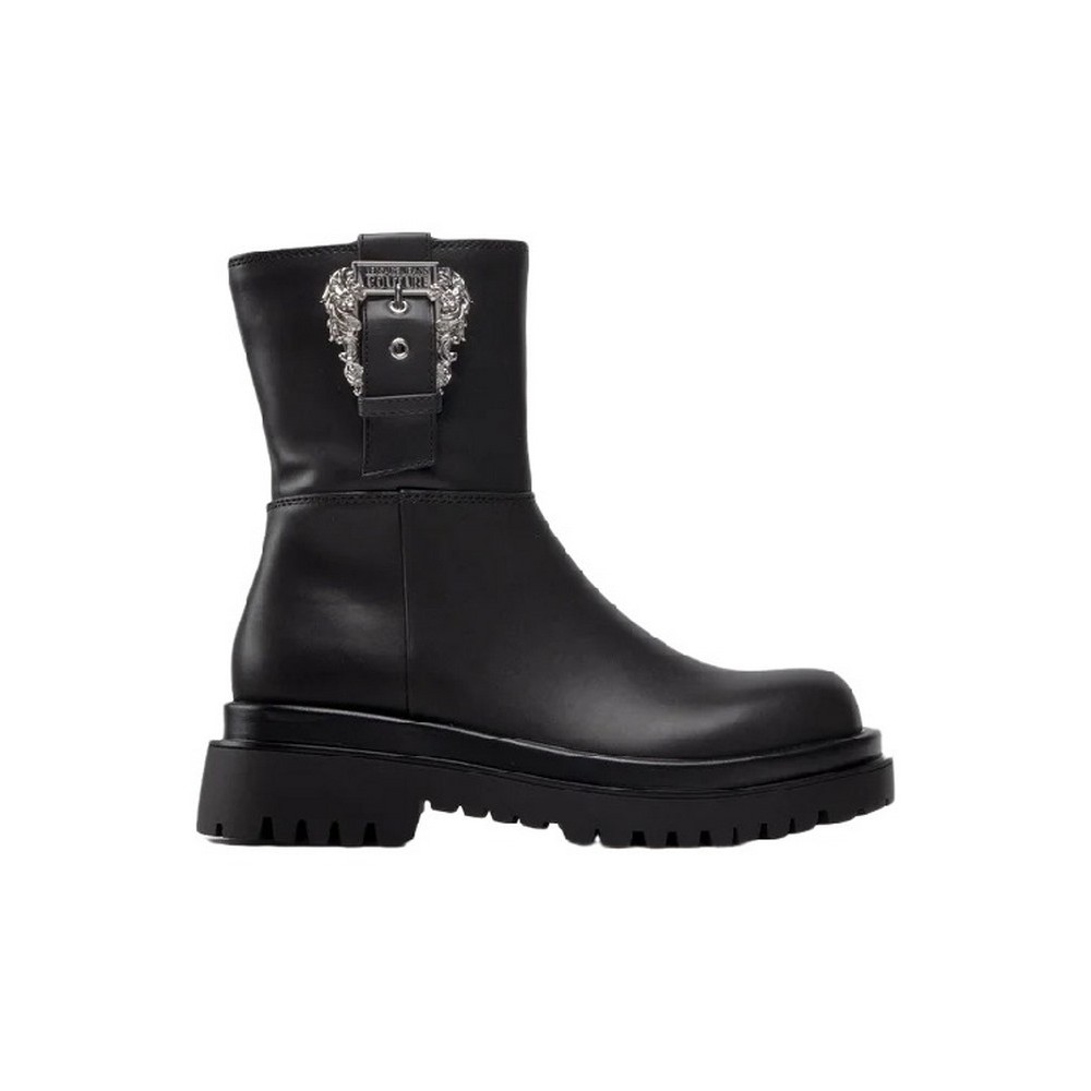 VERSAGE JEANS COUTURE FONDO DREW ΠΑΠΟΥΤΣΙ ΓΥΝΑΙΚΕΙΟ BLACK