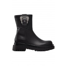 VERSAGE JEANS COUTURE FONDO DREW ΠΑΠΟΥΤΣΙ ΓΥΝΑΙΚΕΙΟ BLACK
