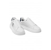 CALVIN KLEIN JEANS CUPSOLE LOW LTH ΠΑΠΟΥΤΣΙΑ ΑΝΔΡΙΚΑ WHITE