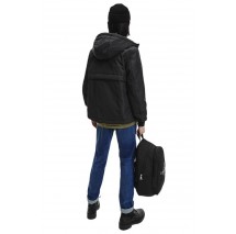 ALVIN KLEIN JEANS PADDED HOODED HARRINGTON JACKET ΜΠΟΥΦΑΝ ΑΝΔΡΙΚΟ BLACK