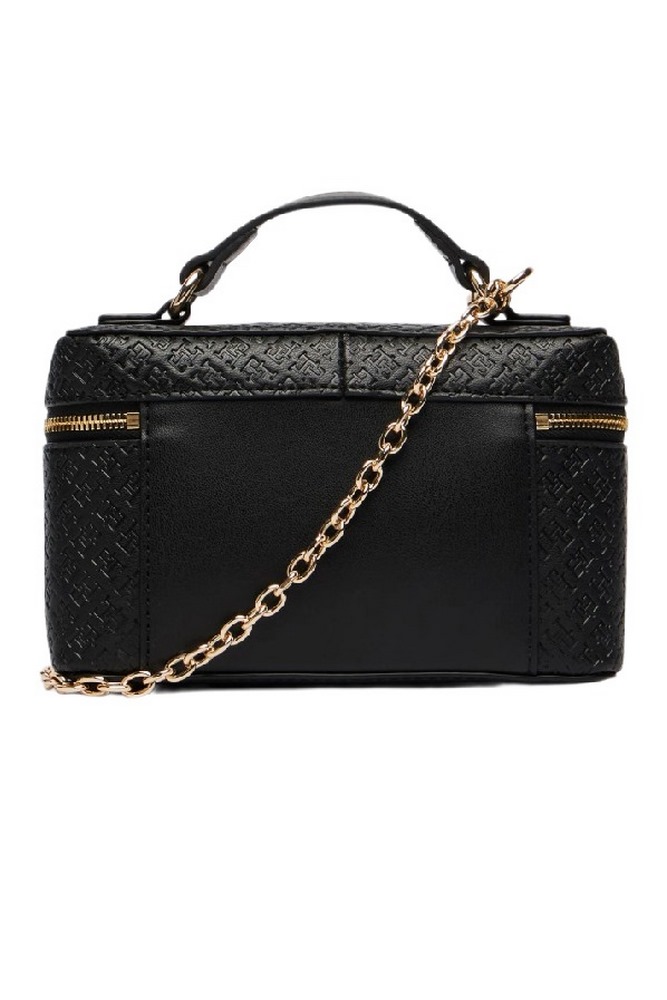 TOMMY HILFIGER ICON CHAIN VANITY BAG MONO ΤΣΑΝΤΑ ΓΥΝΑΙΚΕΙΑ BLACK