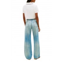 TOMMY JEANS CRP BADGE SS POLO T-SHIRT ΜΠΛΟΥΖΑ ΓΥΝΑΙΚΕΙΑ ECRU