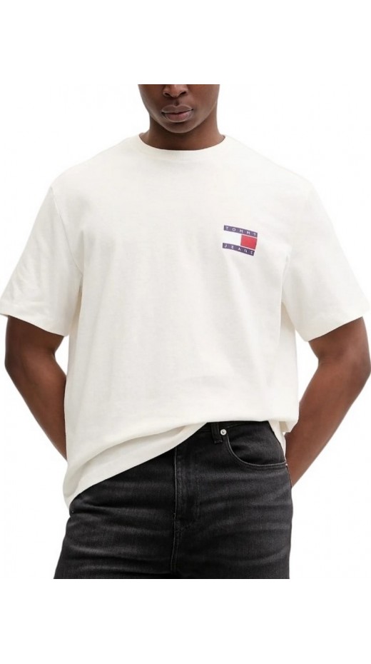 TOMMY JEANS 90S PEAKS BACKPRINT T-SHIRT ΑΝΔΡΙΚΟ OFF WHITE