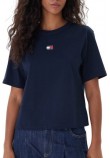 TOMMY JEANS BXY BADGE EXT T-SHIRT ΜΠΛΟΥΖΑ ΓΥΝΑΙΚΕΙΑ NAVY