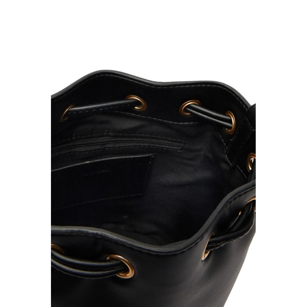 CALVIN KLEIN BOLD CK SMALL BUCKET BAG ΤΣΑΝΤΑ ΓΥΝΑΙΚΕΙΑ BLACK