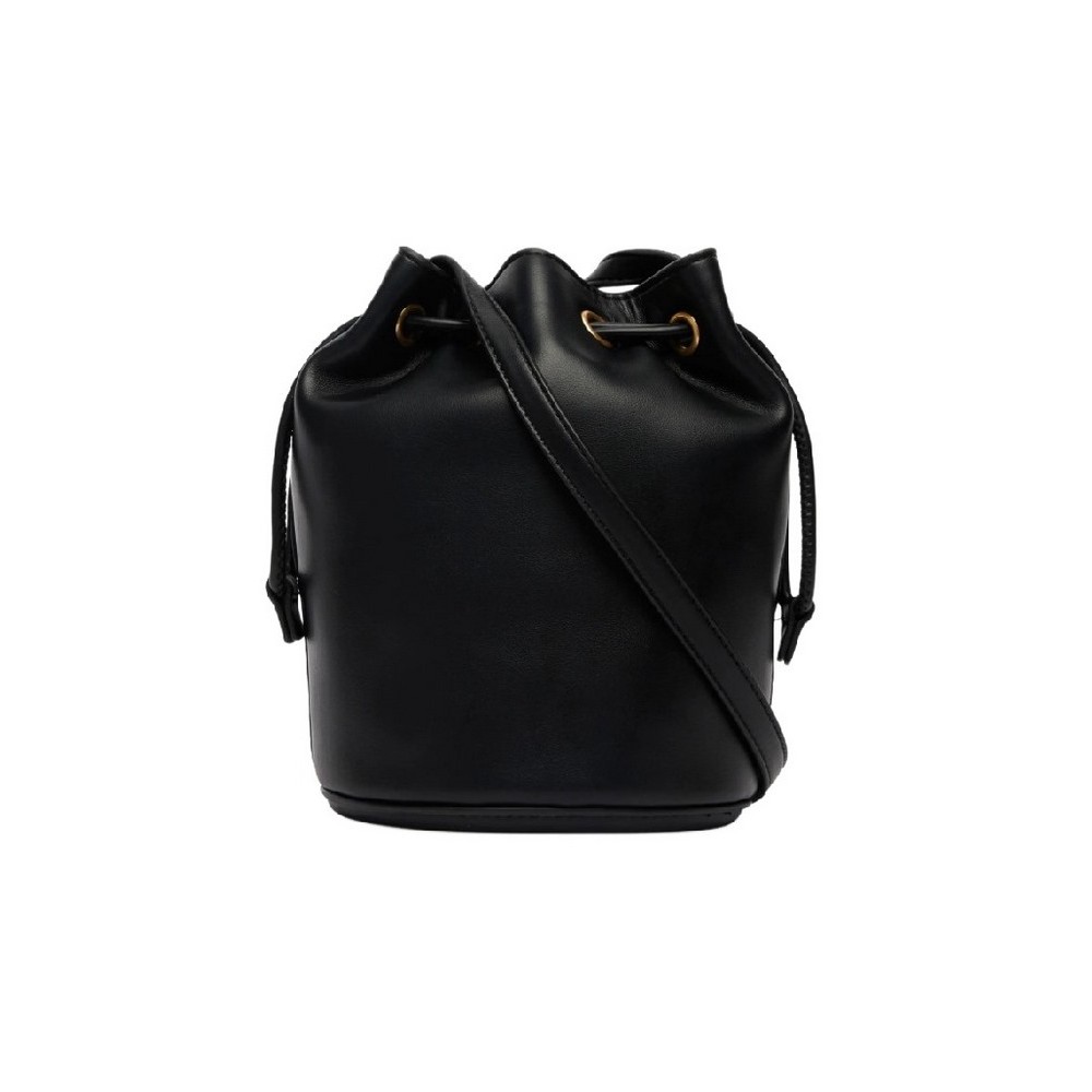 CALVIN KLEIN BOLD CK SMALL BUCKET BAG ΤΣΑΝΤΑ ΓΥΝΑΙΚΕΙΑ BLACK