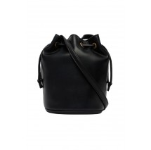 CALVIN KLEIN BOLD CK SMALL BUCKET BAG ΤΣΑΝΤΑ ΓΥΝΑΙΚΕΙΑ BLACK