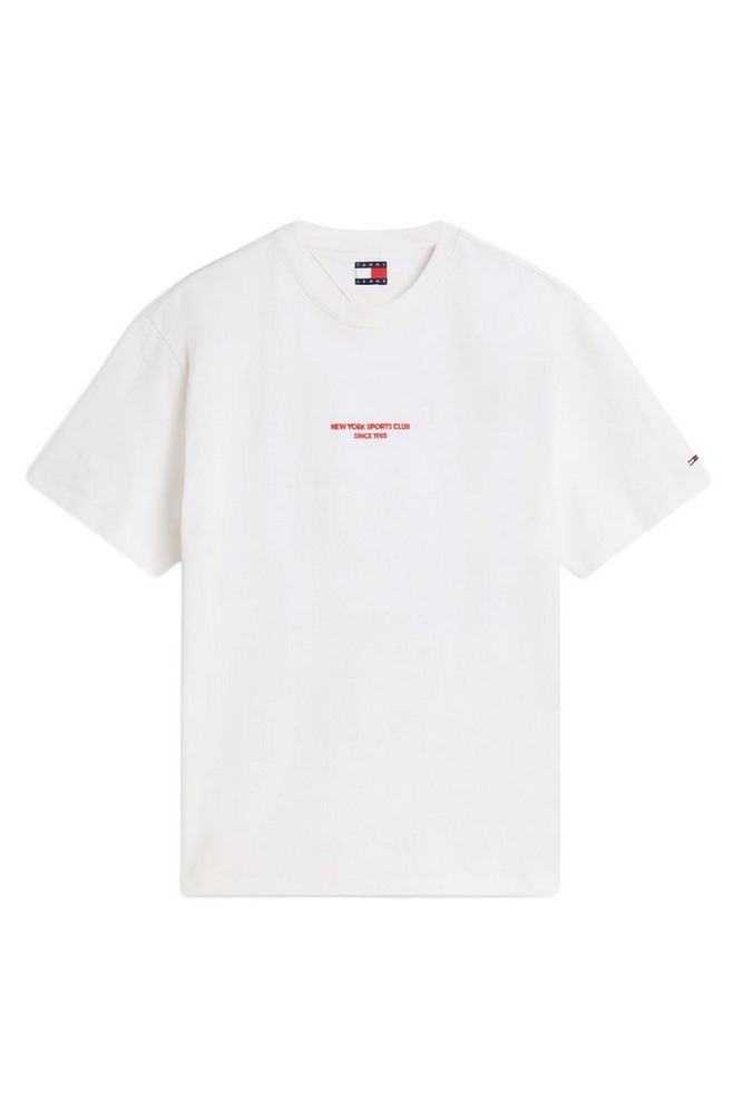 TOMMY JEANS RLX SAILBOAT T-SHIRT ΜΠΛΟΥΖΑ ΑΝΔΡΙΚΗ OFF WHITE