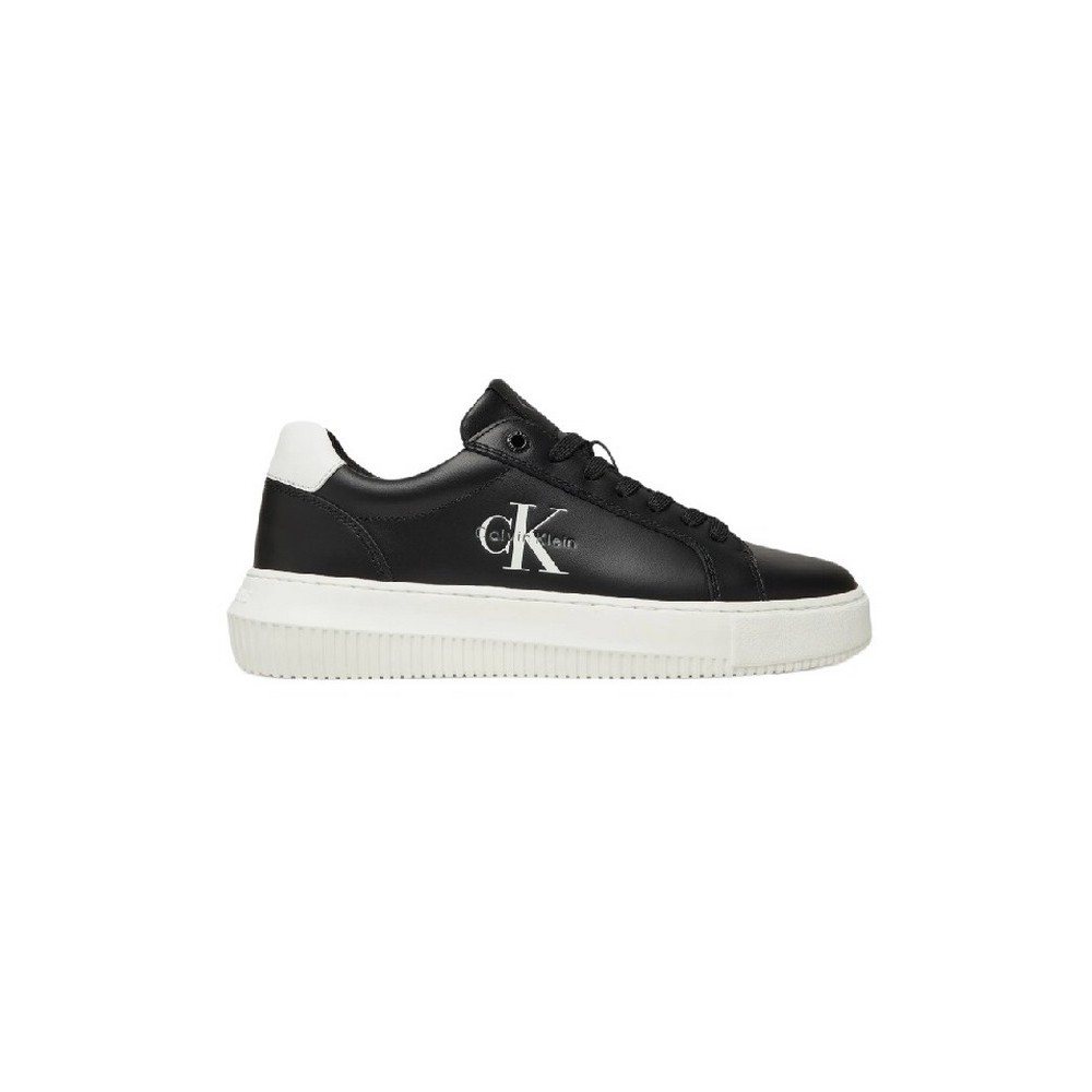 CALVIN KLEIN JEANS CHUNKY CUPSOLE MONO LTH WN ΠΑΠΟΥΤΣΙ ΓΥΝΑΙΚΕΙΟ BLACK/WHITE