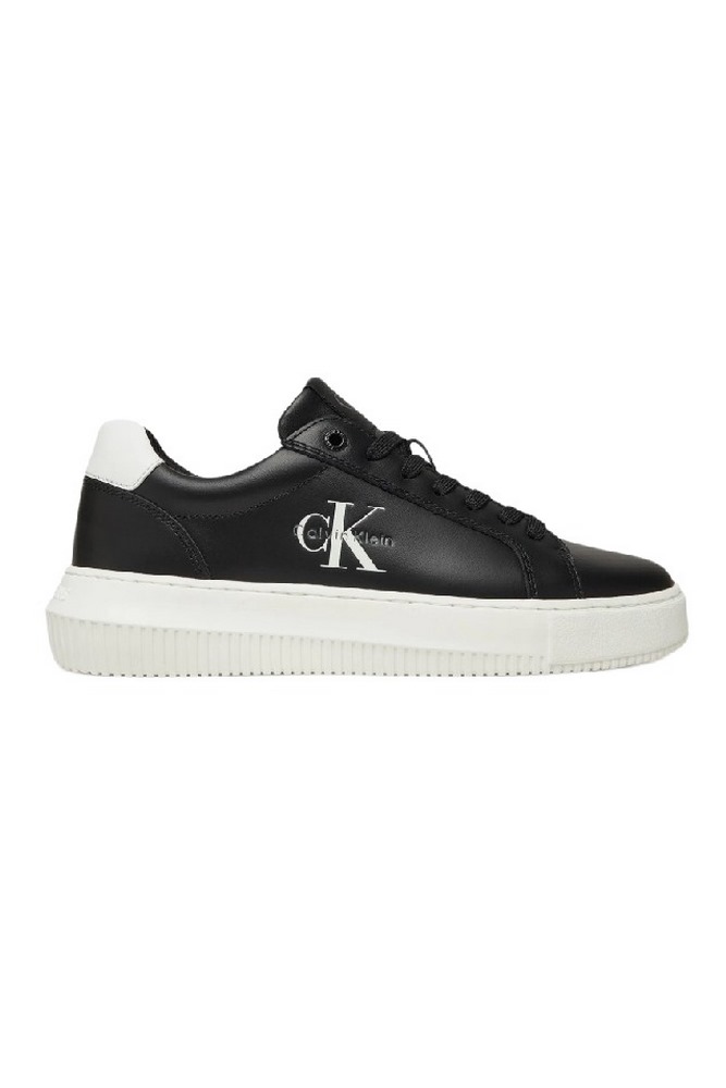 CALVIN KLEIN JEANS CHUNKY CUPSOLE MONO LTH WN ΠΑΠΟΥΤΣΙ ΓΥΝΑΙΚΕΙΟ BLACK/WHITE