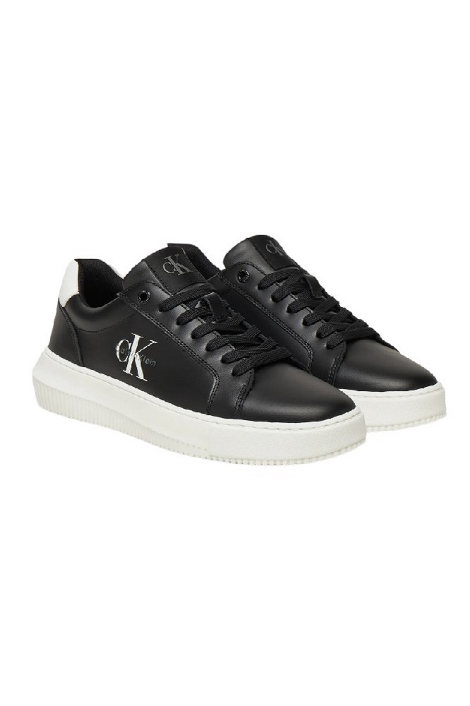 CALVIN KLEIN JEANS CHUNKY CUPSOLE MONO LTH WN ΠΑΠΟΥΤΣΙ ΓΥΝΑΙΚΕΙΟ BLACK/WHITE
