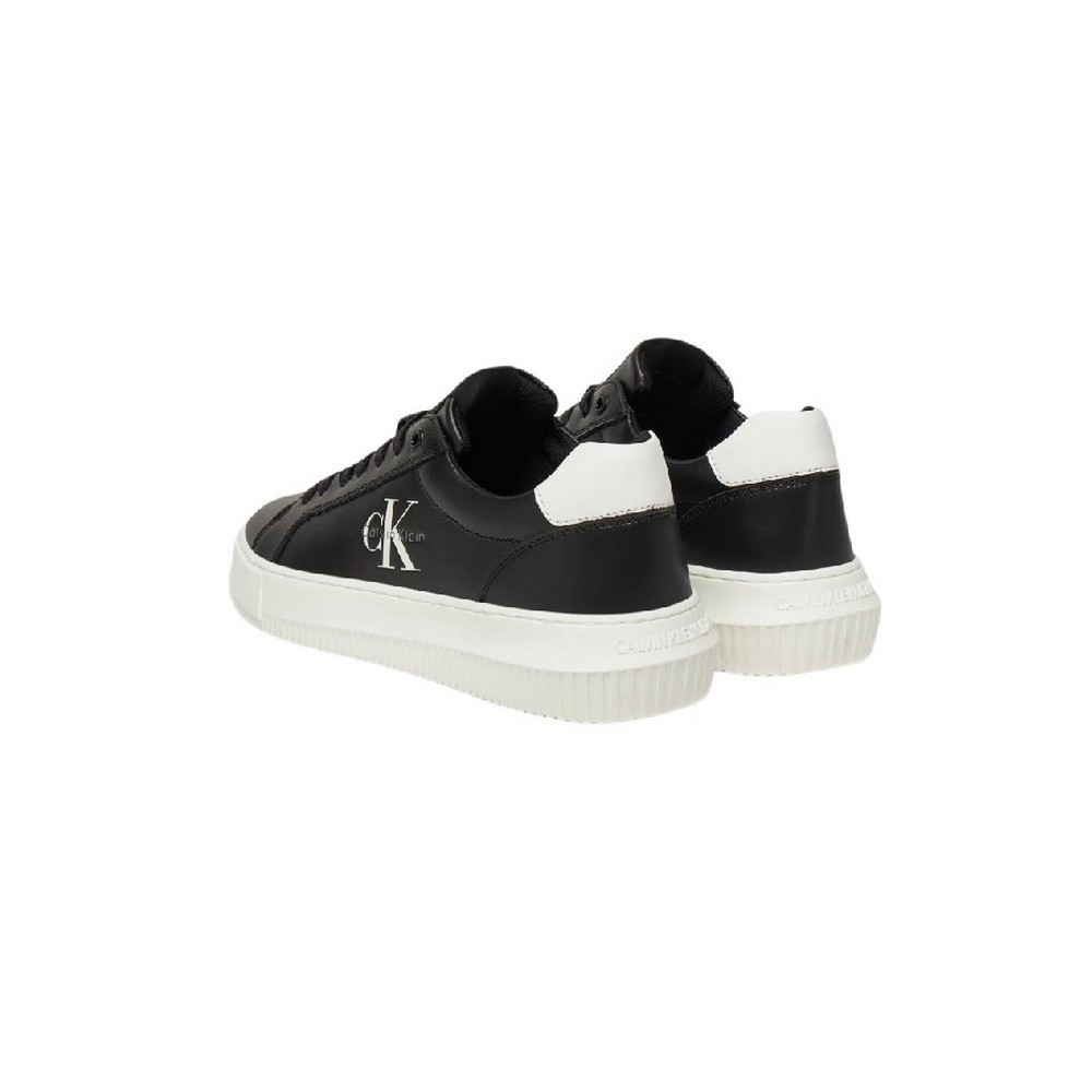 CALVIN KLEIN JEANS CHUNKY CUPSOLE MONO LTH WN ΠΑΠΟΥΤΣΙ ΓΥΝΑΙΚΕΙΟ BLACK/WHITE