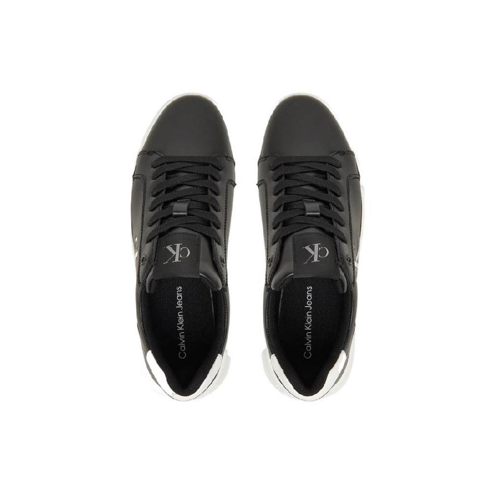 CALVIN KLEIN JEANS CHUNKY CUPSOLE MONO LTH WN ΠΑΠΟΥΤΣΙ ΓΥΝΑΙΚΕΙΟ BLACK/WHITE