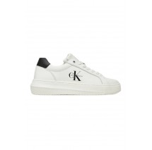 CALVIN KLEIN JEANS CHUNKY CUPSOLE MONO LTH WN ΠΑΠΟΥΤΣΙ ΓΥΝΑΙΚΕΙΟ WHITE/BLACK