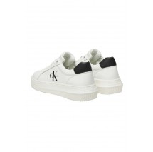 CALVIN KLEIN JEANS CHUNKY CUPSOLE MONO LTH WN ΠΑΠΟΥΤΣΙ ΓΥΝΑΙΚΕΙΟ WHITE/BLACK