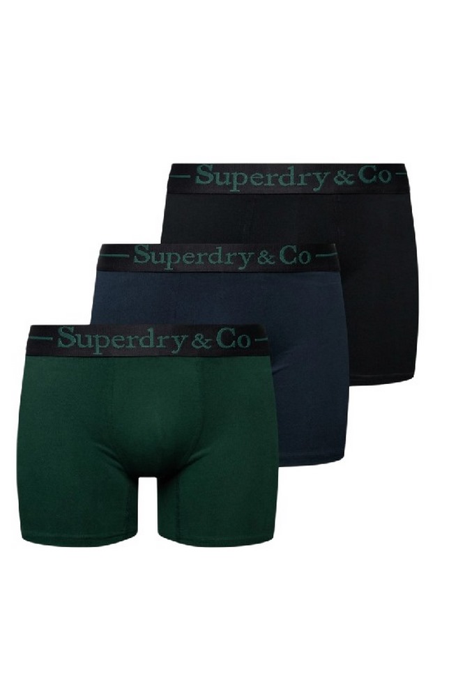 SUPERDRY SDRY & CO BOXER TRIPLE PACK ΕΣΩΡΟΥΧΟ ΑΝΔΡΙΚΟ GREEN