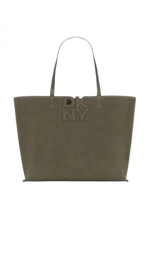 DKNY NICOLE TOTE HANDBAG R52AMJ38 ΤΣΑΝΤΑ ΓΥΝΑΙΚΕΙΑ KHAKI