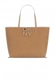 DKNY NICOLE TOTE HANDBAG R52AMJ38 ΤΣΑΝΤΑ ΓΥΝΑΙΚΕΙΑ TAN