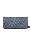 CALVIN KLEIN LOGO JACQUARD SOPHIE TOP ZIP ΤΣΑΝΤΑ ΓΥΝΑΙΚΕΙΑ INDIGO
