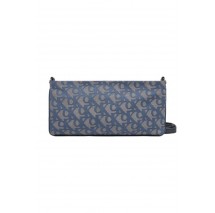 CALVIN KLEIN LOGO JACQUARD SOPHIE TOP ZIP ΤΣΑΝΤΑ ΓΥΝΑΙΚΕΙΑ INDIGO
