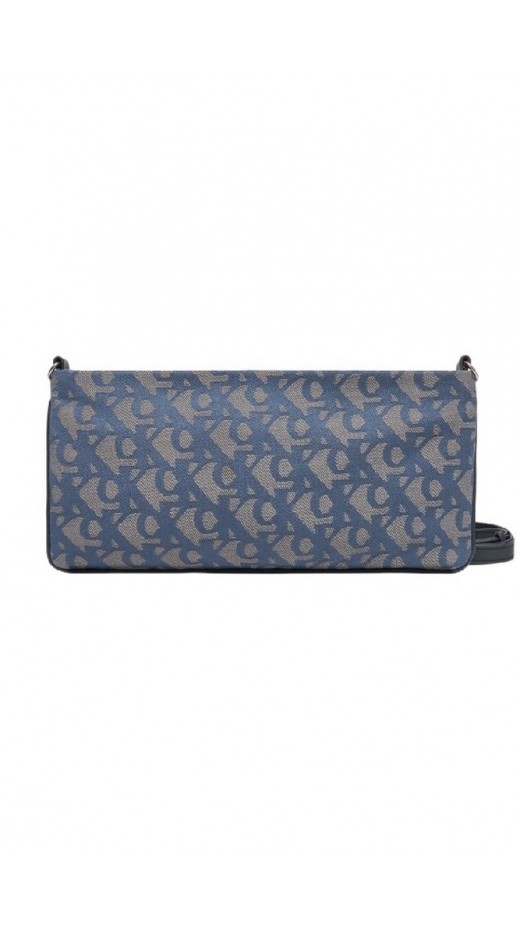 CALVIN KLEIN LOGO JACQUARD SOPHIE TOP ZIP ΤΣΑΝΤΑ ΓΥΝΑΙΚΕΙΑ INDIGO