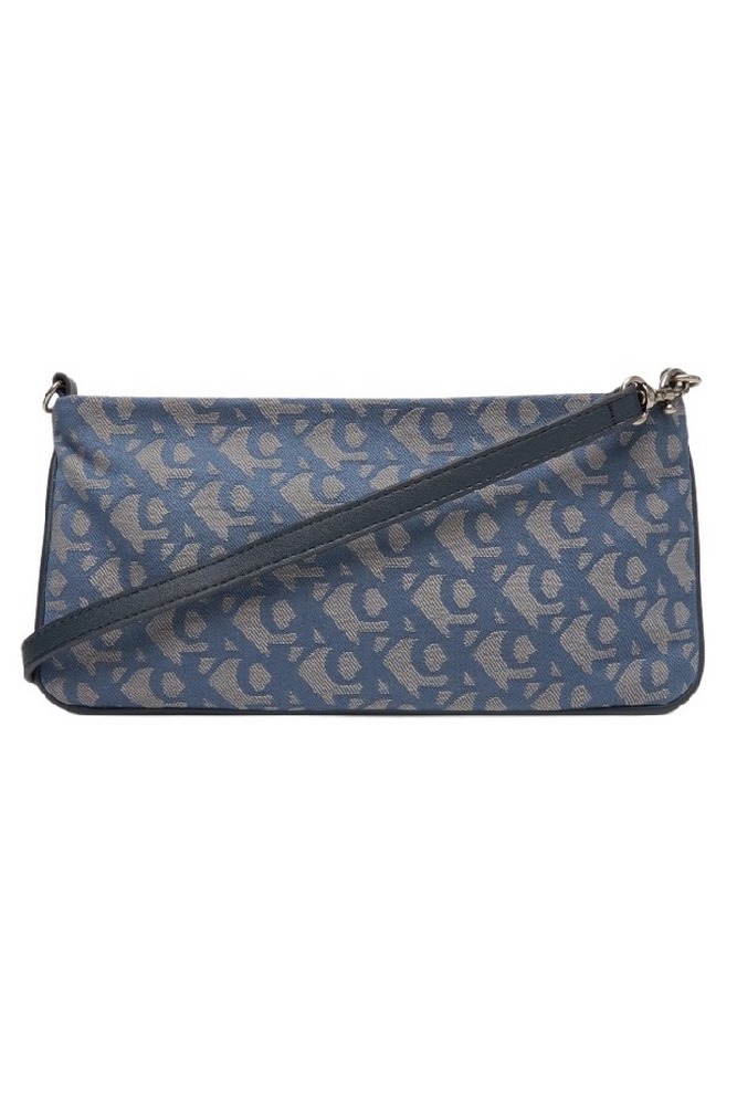 CALVIN KLEIN LOGO JACQUARD SOPHIE TOP ZIP ΤΣΑΝΤΑ ΓΥΝΑΙΚΕΙΑ INDIGO