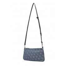 CALVIN KLEIN LOGO JACQUARD SOPHIE TOP ZIP ΤΣΑΝΤΑ ΓΥΝΑΙΚΕΙΑ INDIGO