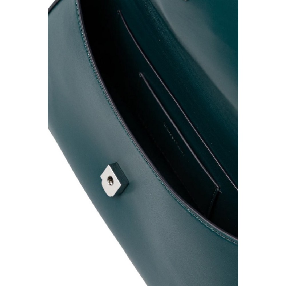 CALVIN KLEIN TOP HANDLE WITH CHAIN BAG ΤΣΝΑΤΑ ΓΥΝΑΙΚΕΙΑ GREEN